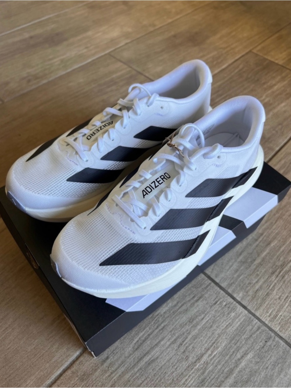 adidas Adizero EVO Women’s Running Shoes - White/Black